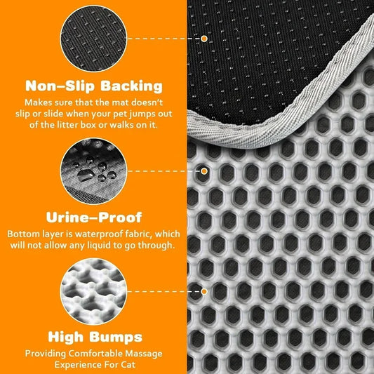 Heavy-Duty Waterproof Litter Mat