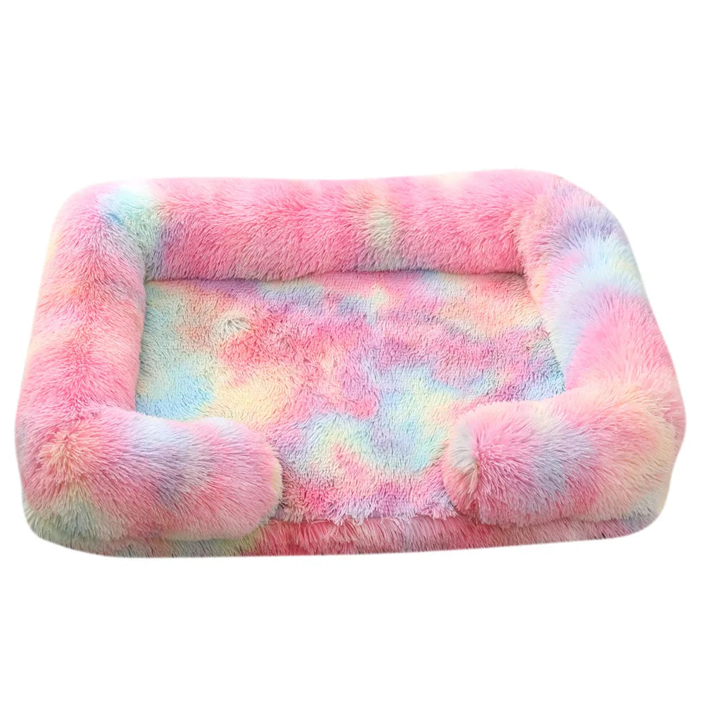 Plush Winter Dog Sofa Bed