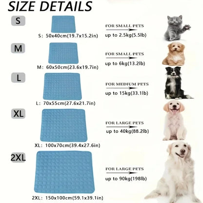 Ice-Silk Cooling Pet Mat