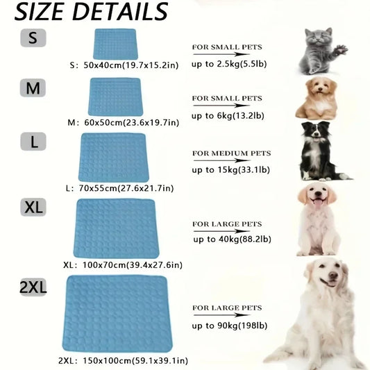 Ice-Silk Cooling Pet Mat