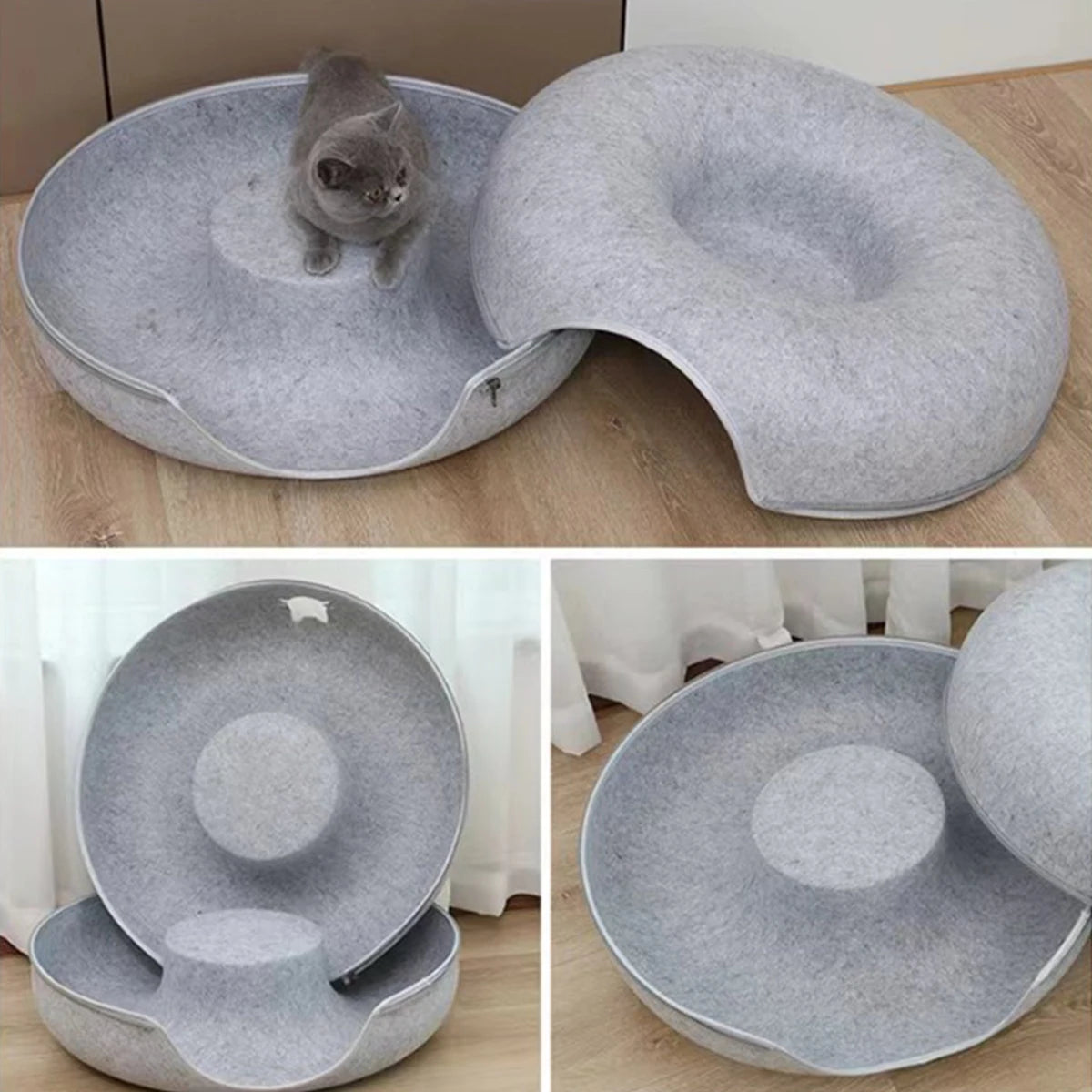 Donut Cat Tunnel Bed