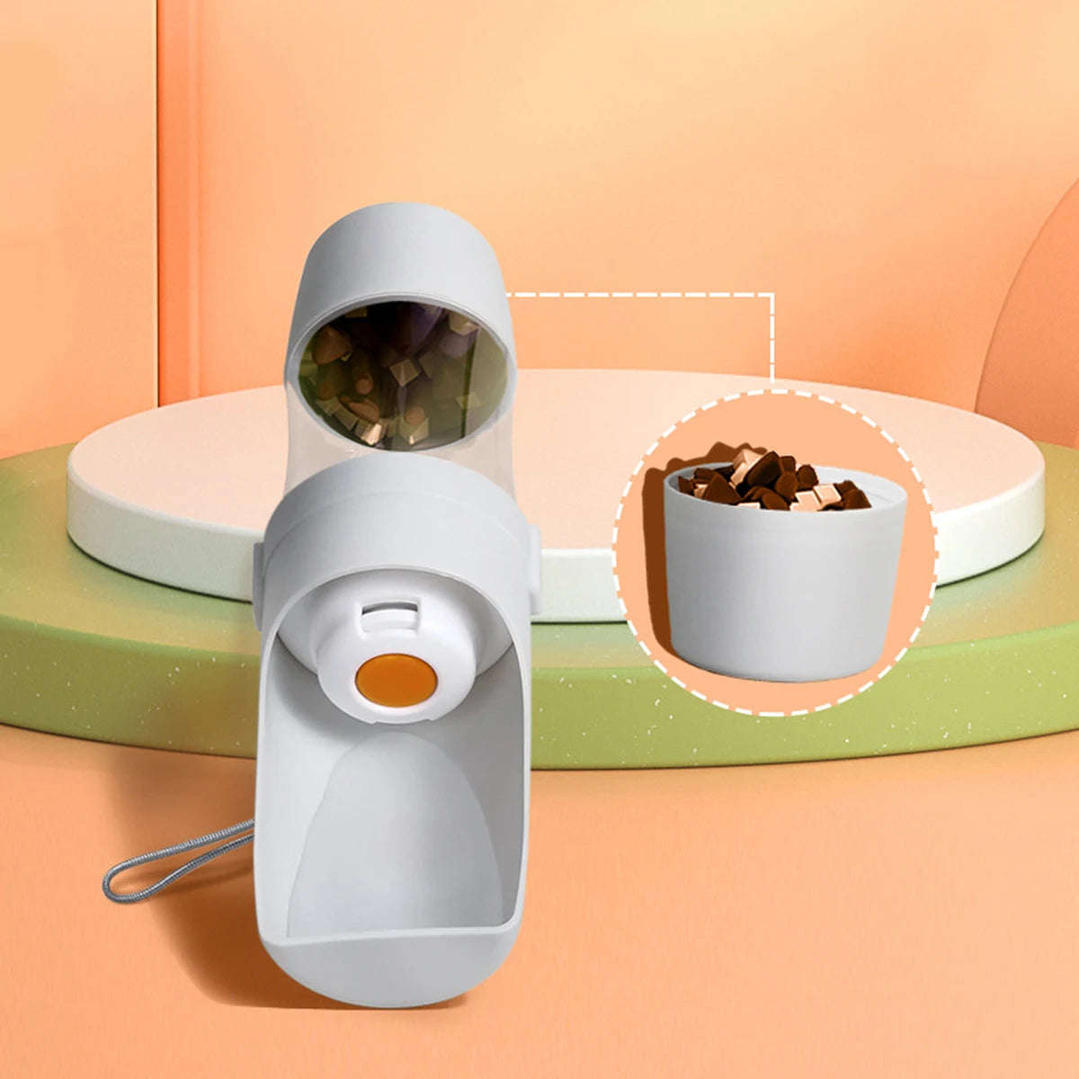2-in-1 Food & Water Travel Bottle