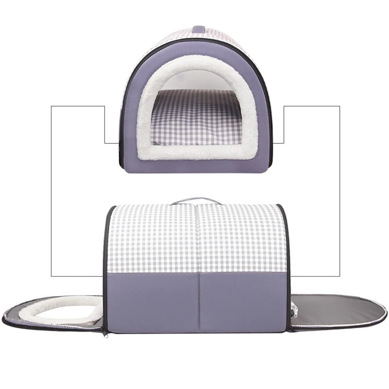 Foldable Soft Pet Sleeping Cave