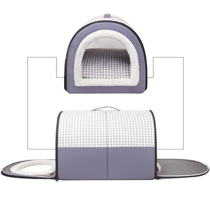 Foldable Soft Pet Sleeping Cave