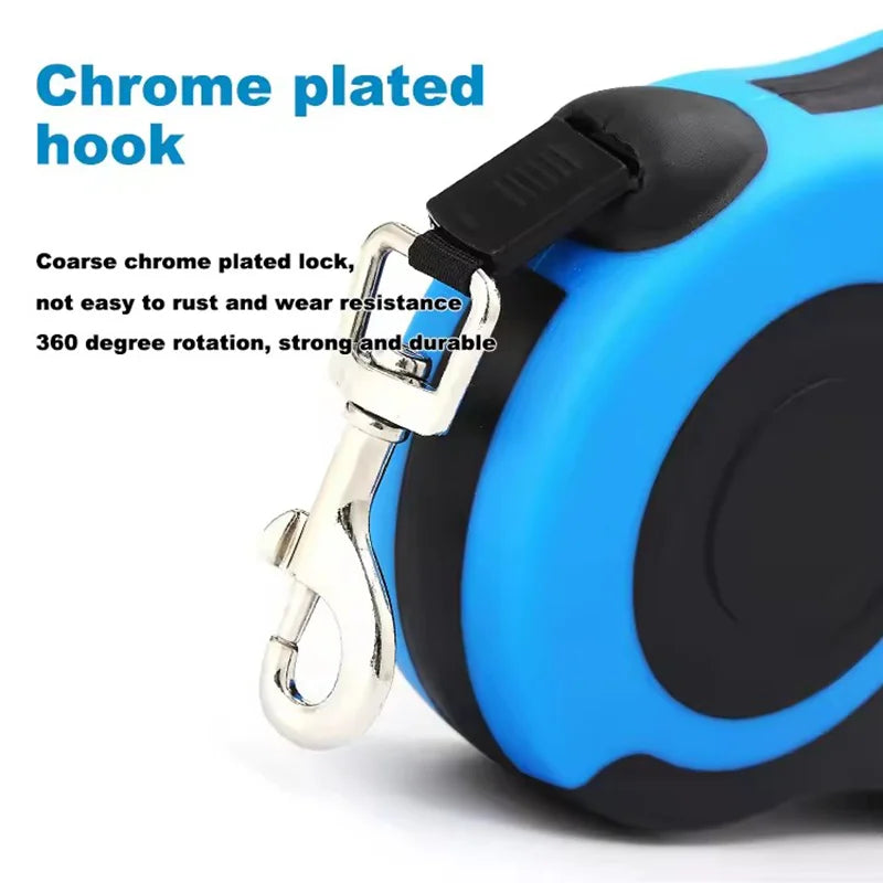 Braided Nylon Retractable Dog Lead