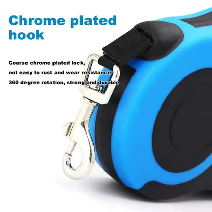 Braided Nylon Retractable Dog Lead