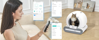 DOEL 65L Self-Cleaning Smart Cat Litter Box