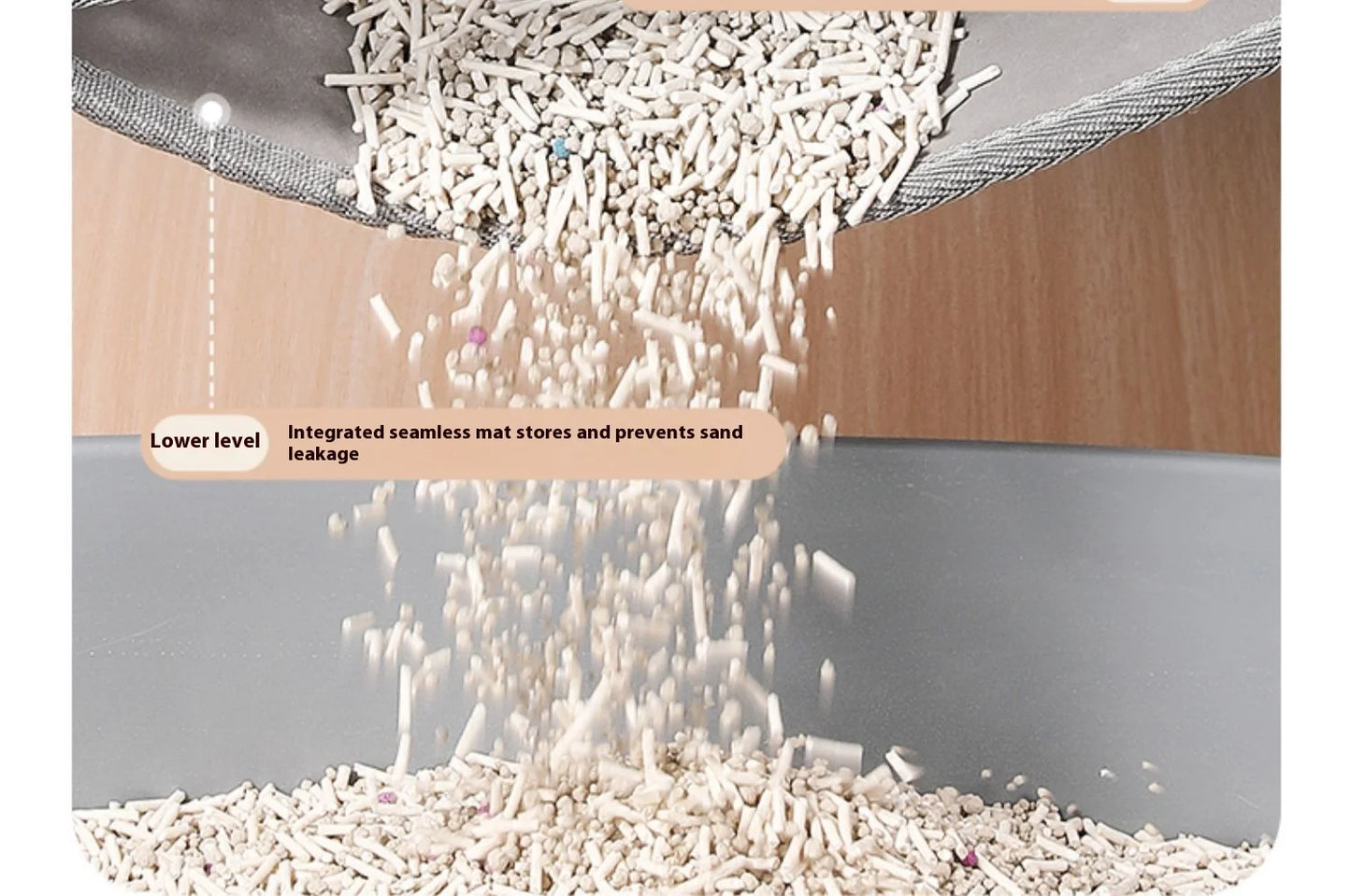 Double-Layer Cat Litter Mat
