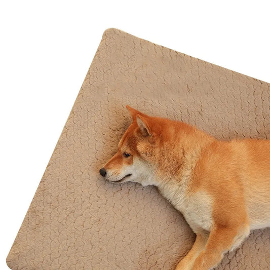 Plush Calming Winter Crate Bed
