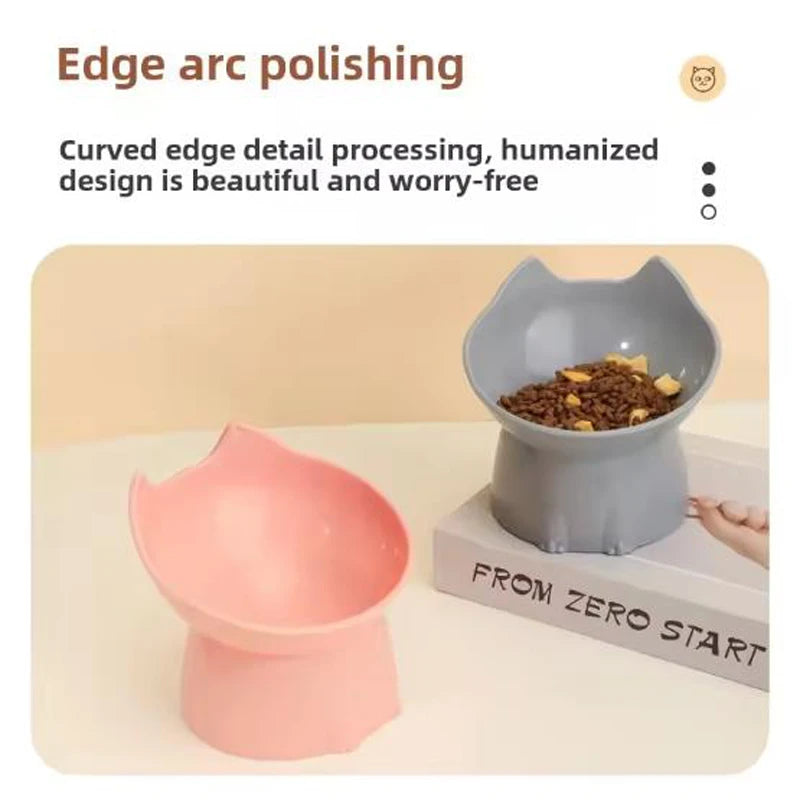 Raised Anti-Tip Pet Bowl