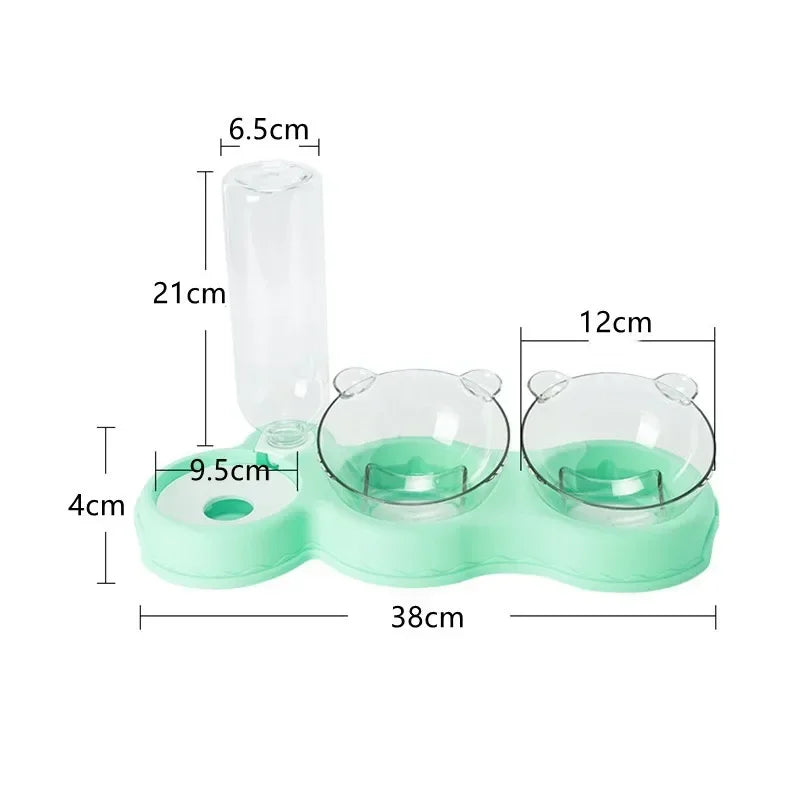 Auto Feeder & Water Bowl Combo