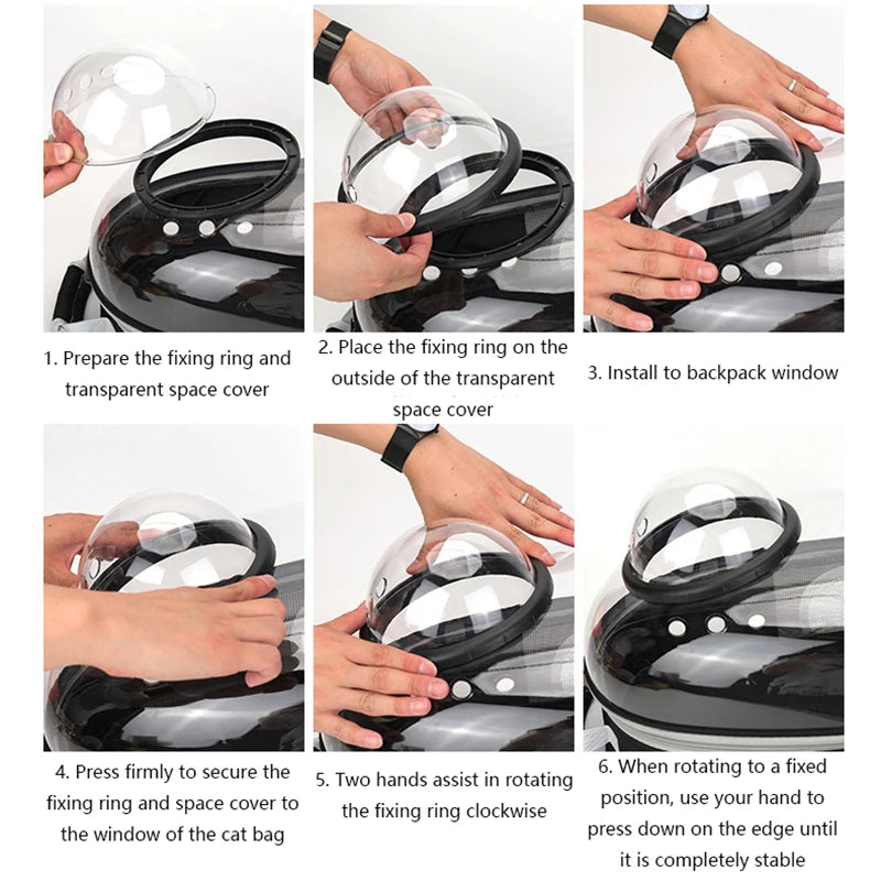 Bubble Window Pet Carrier Backpack