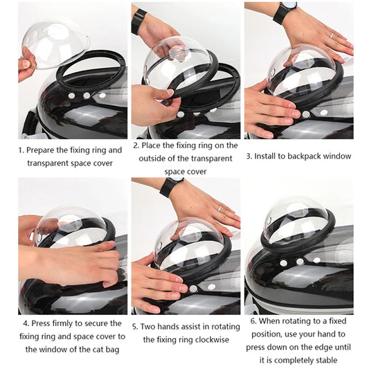 Bubble Window Pet Carrier Backpack