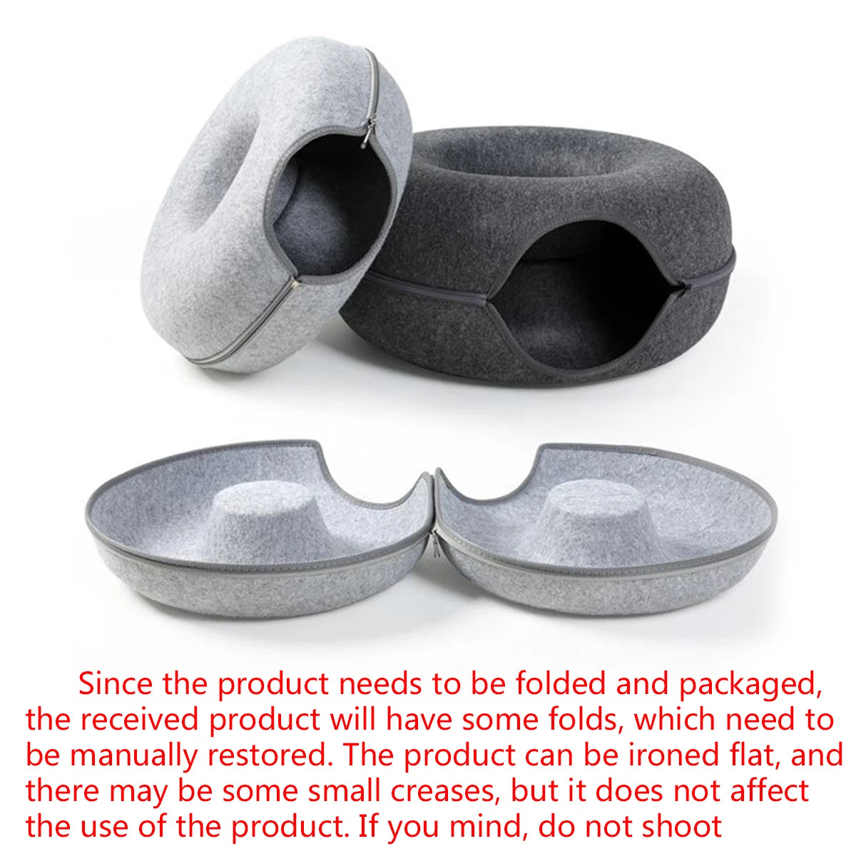 Donut Cat Tunnel Bed
