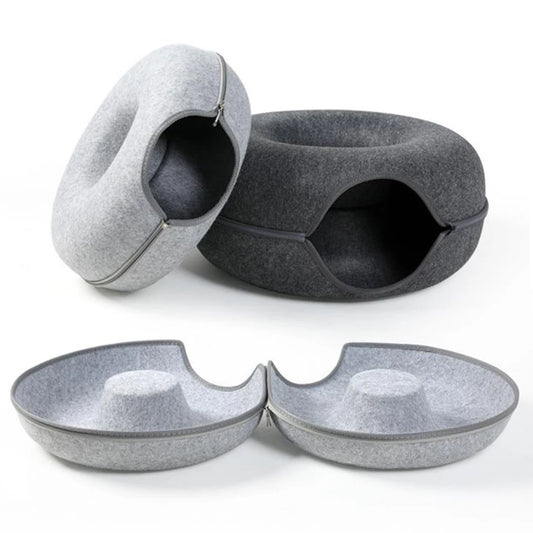 Donut Cat Tunnel Bed