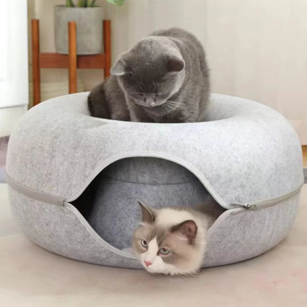 Donut Cat Tunnel Bed