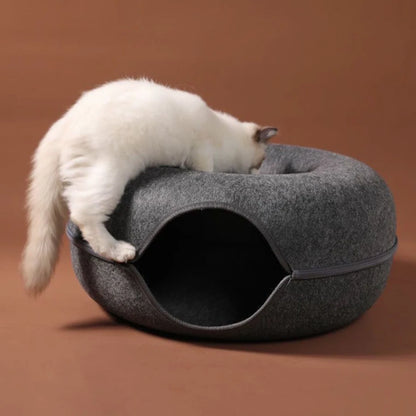 Donut Cat Tunnel Bed