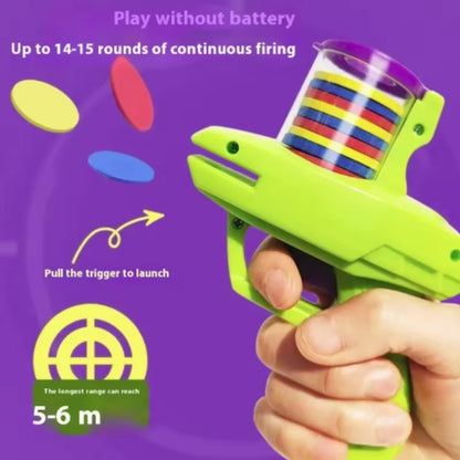Turnip Foam Frisbee Cat Play Gun