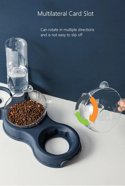 Auto Feeder & Water Bowl Combo