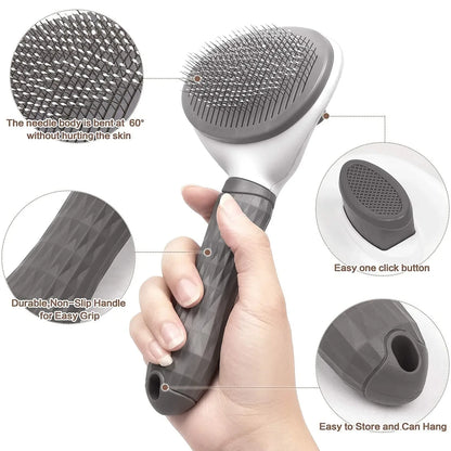 Self-Cleaning Slicker Pet Brush