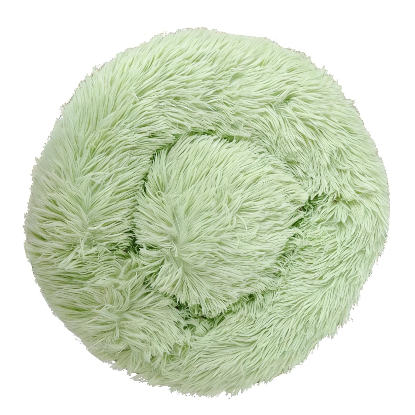 Plush Donut Calming Pet Bed