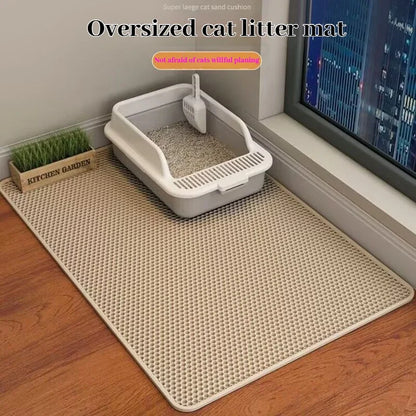 Double-Layer Cat Litter Mat