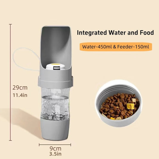 2-in-1 Food & Water Travel Bottle — view 2