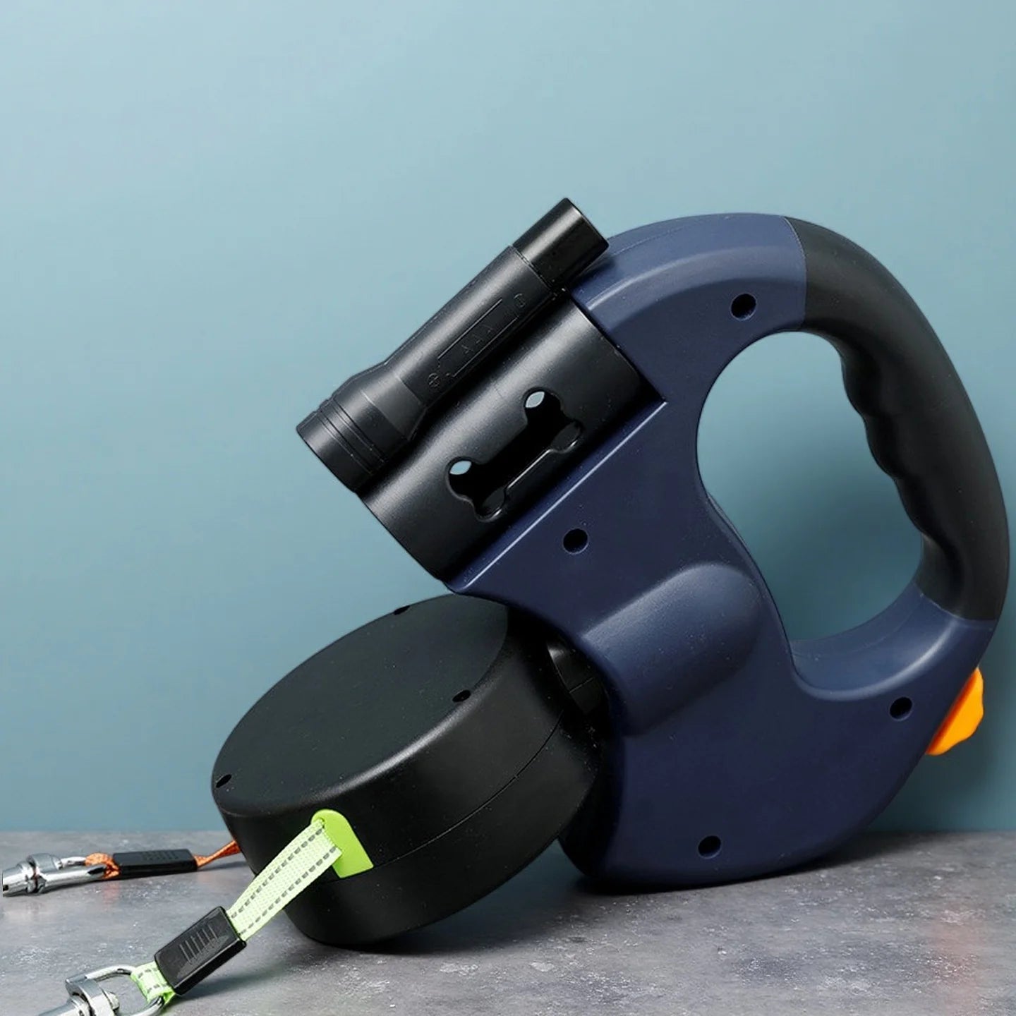 Retractable LED Dual Dog Leash