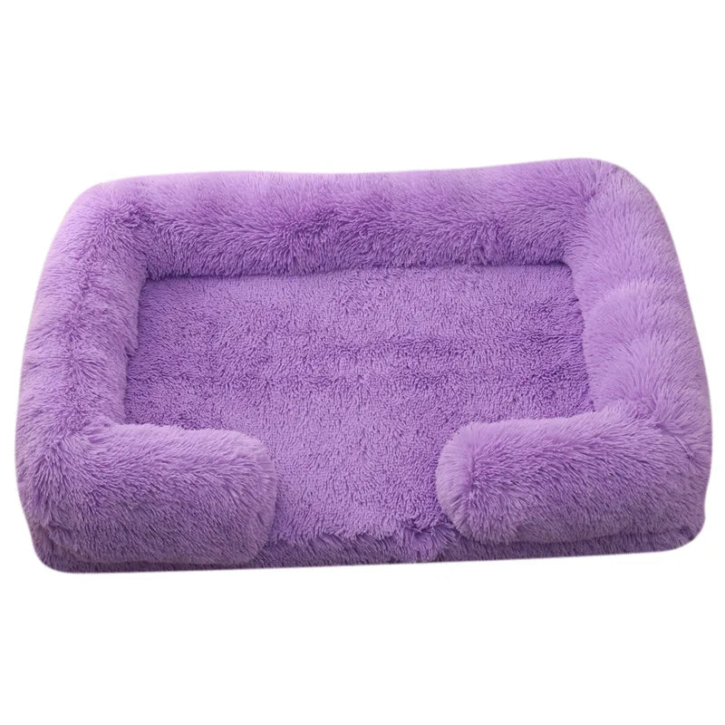 Plush Winter Dog Sofa Bed