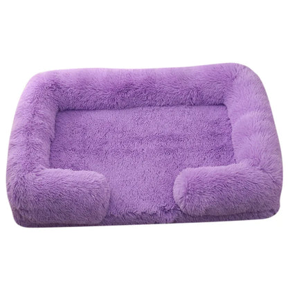 Plush Winter Dog Sofa Bed