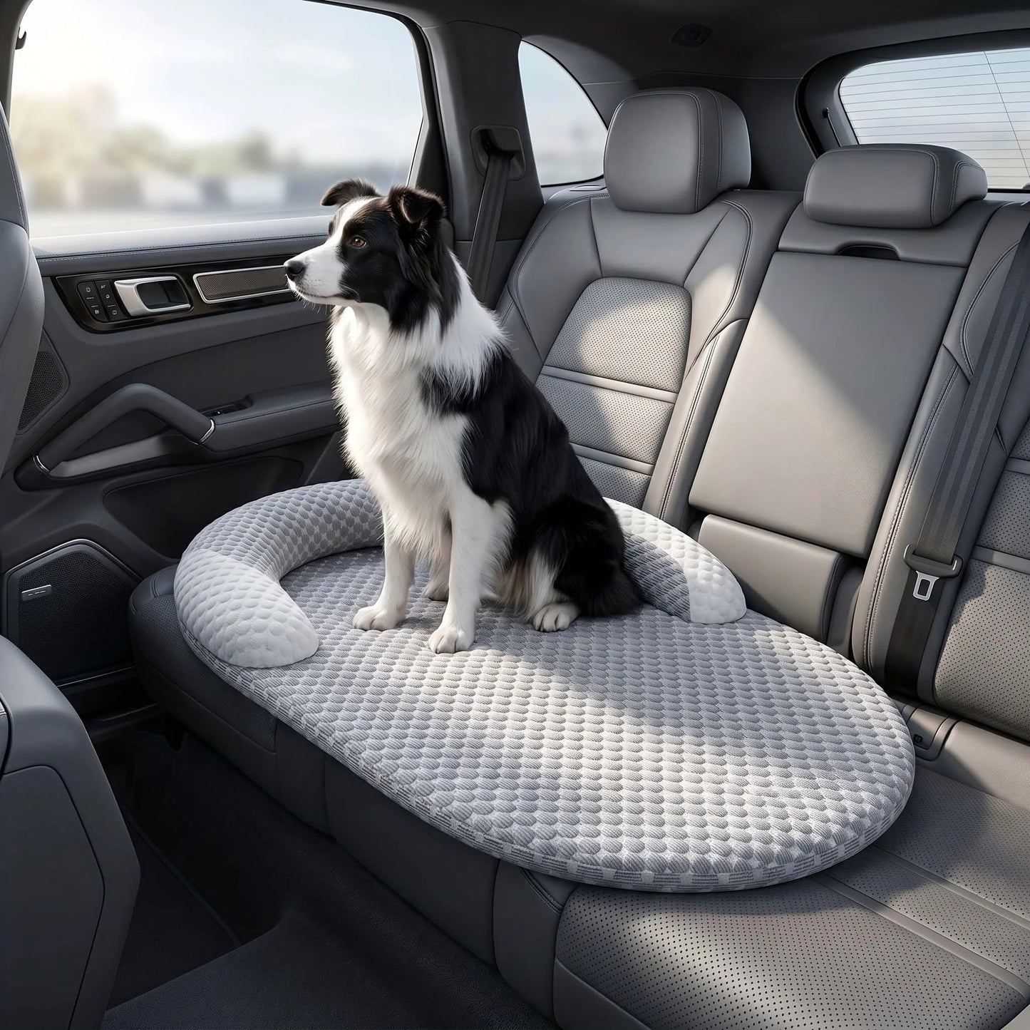 Oval Ice-Silk Cooling Pet Bed