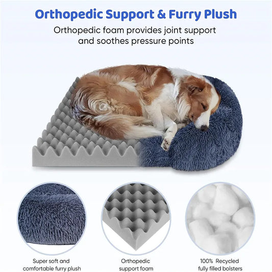 Plush Winter Dog Sofa Bed