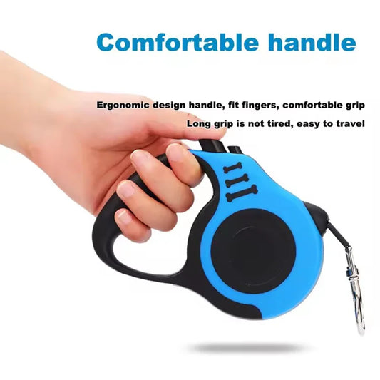 Braided Nylon Retractable Dog Lead