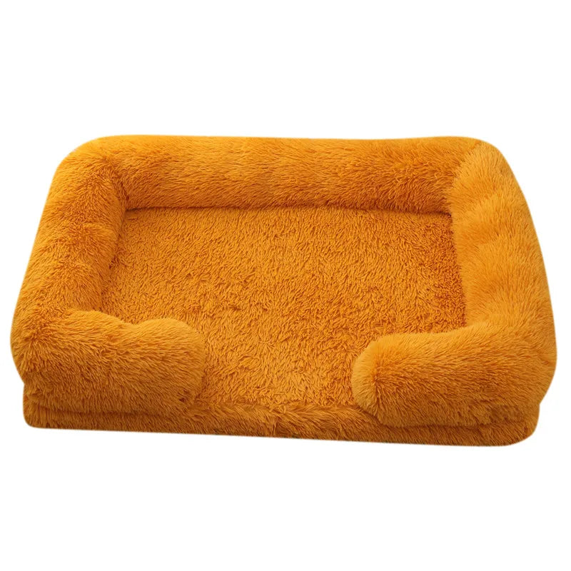 Plush Winter Dog Sofa Bed