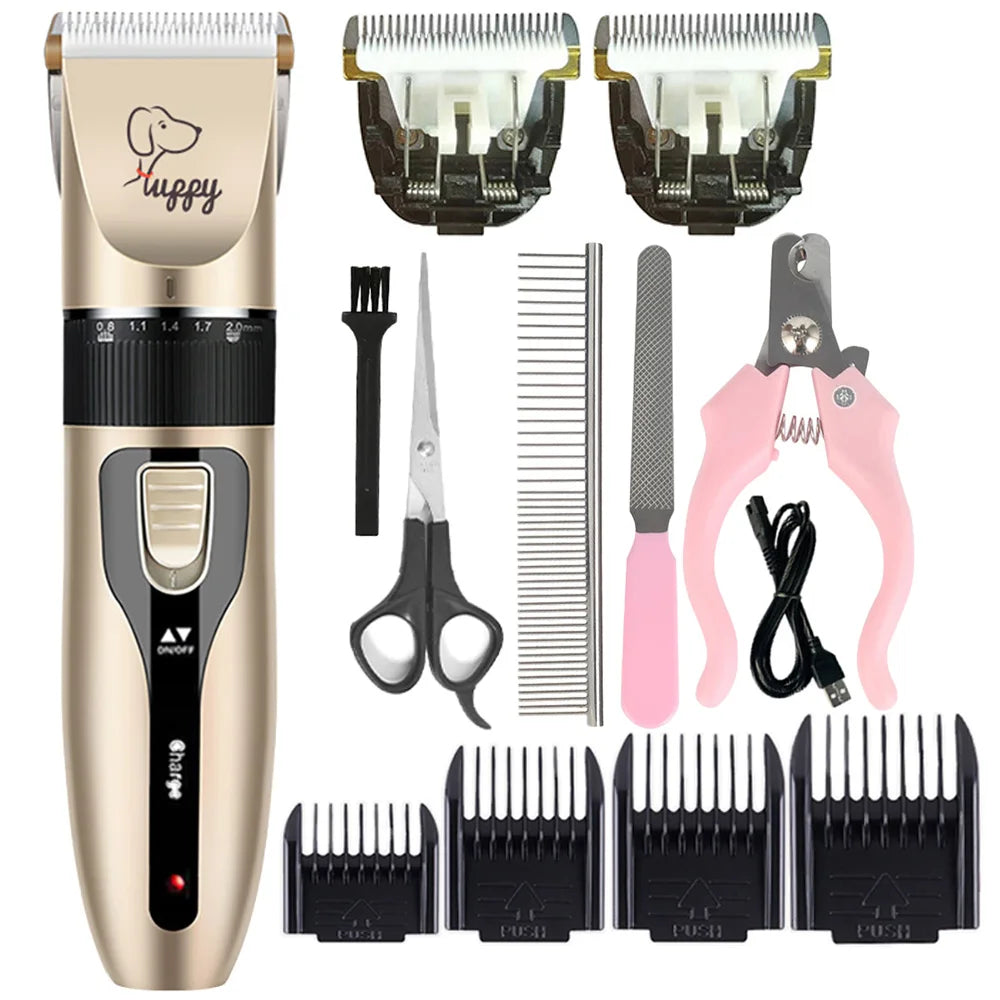 Professional Cordless Grooming Clipper Set