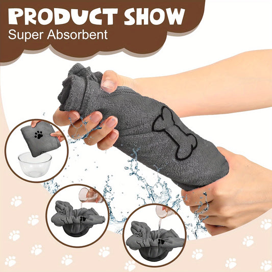 Microfibre Quick-Dry Dog Bath Towel