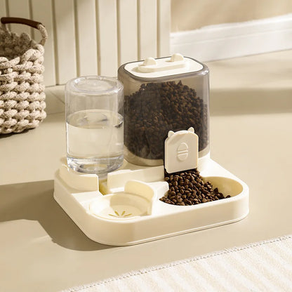 Smart Auto Feeder & Water Fountain Combo