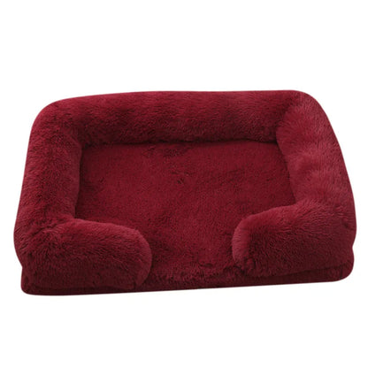 Plush Winter Dog Sofa Bed