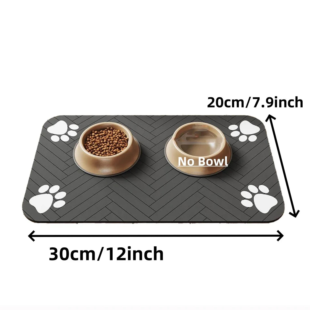 Absorbent Anti-Spill Pet Feeding Mat
