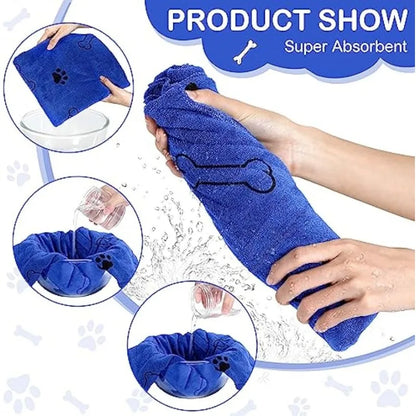 Microfibre Quick-Dry Dog Bath Towel