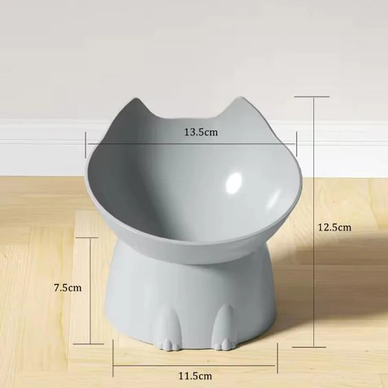 Raised Anti-Tip Pet Bowl