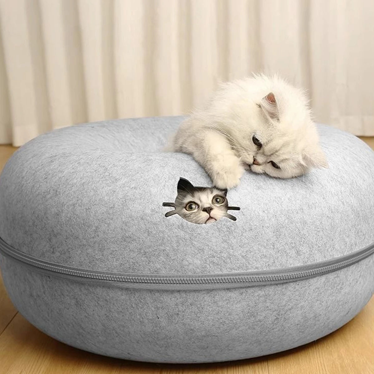 Donut Cat Tunnel Bed