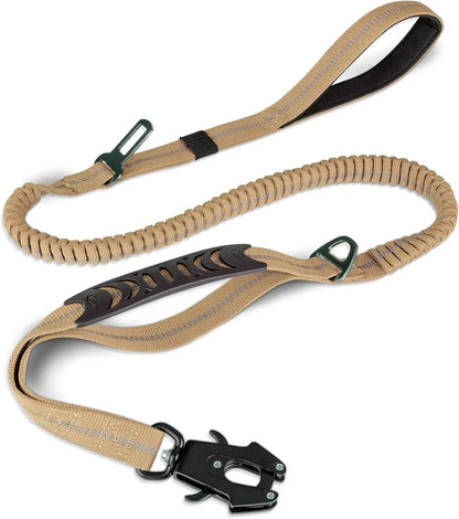 Tactical Heavy-Duty Bungee Dog Leash
