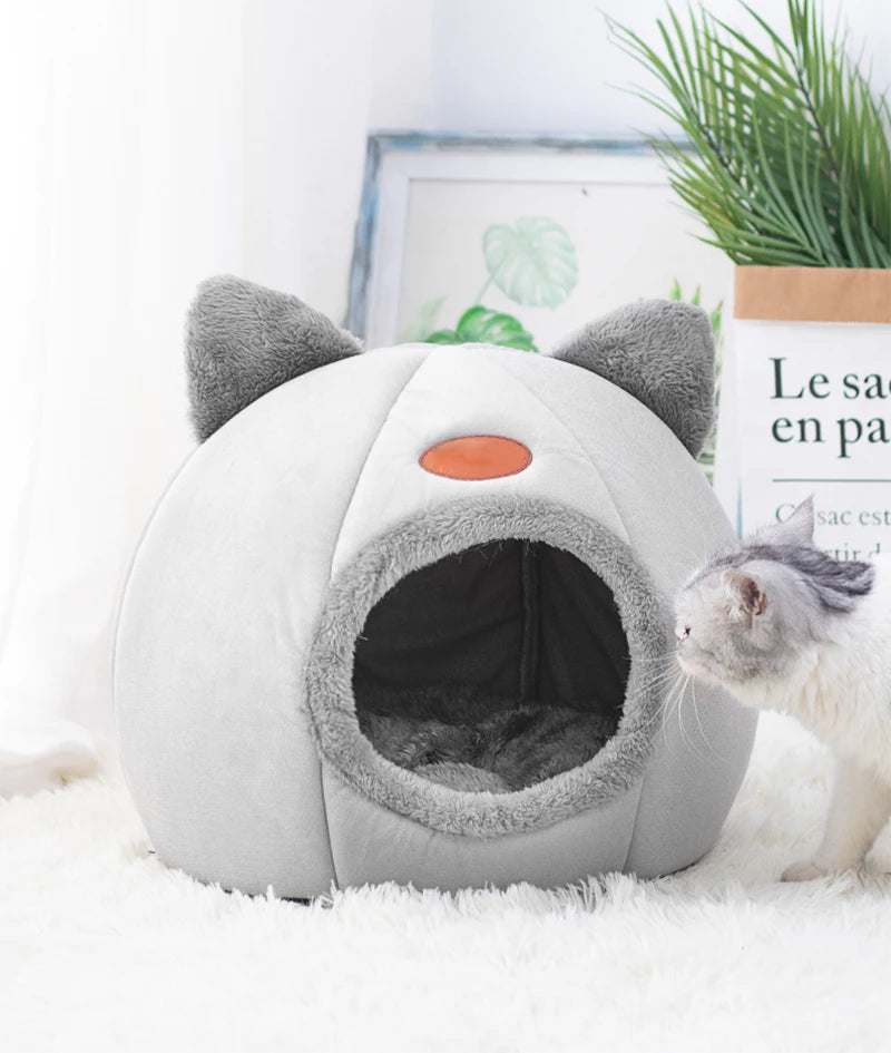 Cosy Cave Calming Cat Bed