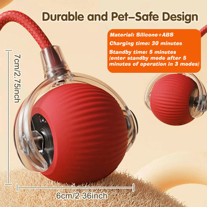 Smart Auto-Rolling Pet Ball