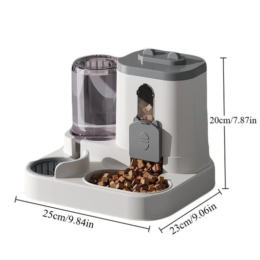 Smart Auto Feeder & Water Fountain Combo