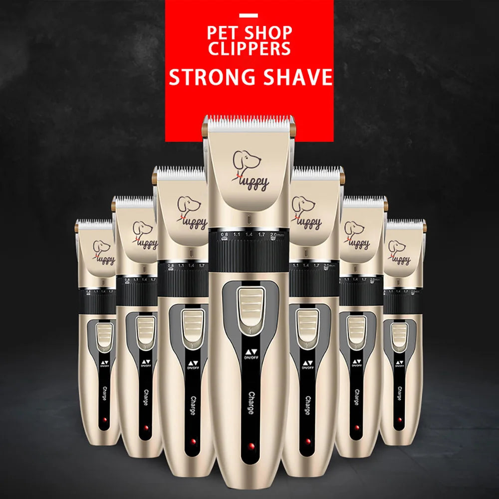 Professional Cordless Pet Grooming Clipper Set