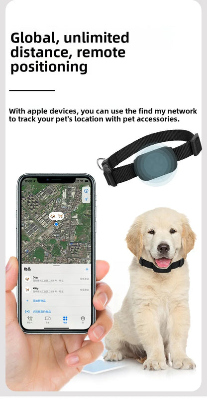 Bluetooth Pet Tracker Tag for Cats & Dogs (Only for IOS devices)