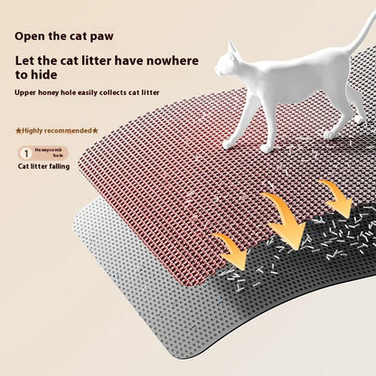 Double-Layer Cat Litter Mat