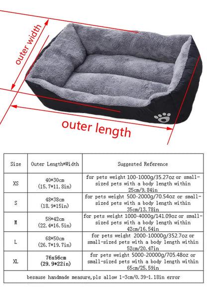 Plush Anti-Slip Dog Sleeping Bed